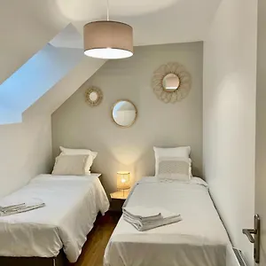 émeraude Lumineux T3 Au Cœur Du Village, à 5 Min Des Plages Saint-Méloir-des-Ondes